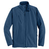 Port Authority Men's Insignia Blue Textured Soft Shell Jacket