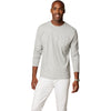 Johnnie-O Men's Heather Grey Heathered Brennan Long Sleeve T-Shirt