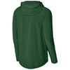 Sport-Tek Men's Forest Green Repeat 1/2-Zip Long Sleeve Hooded Jacket