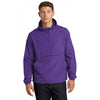 Sport-Tek Men's Purple Packable Anorak