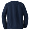 Sport-Tek Men's True Navy V-Neck Raglan Wind Shirt