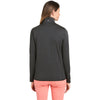 Vineyard Vines Women's Jet Black Microstripe Sankaty Half-Zip Pullover