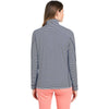 Vineyard Vines Women's Deep Bay Microstripe Sankaty Half-Zip Pullover