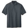 Port Authority Men's Steel Grey Silk Touch Polo