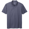 Port Authority Men's Navy Heather Heathered Silk Touch Performance Polo