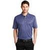 Port Authority Men's Royal Heather Heathered Silk Touch Performance Polo