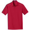 Port Authority Men's Rich Red Pinpoint Mesh Polo