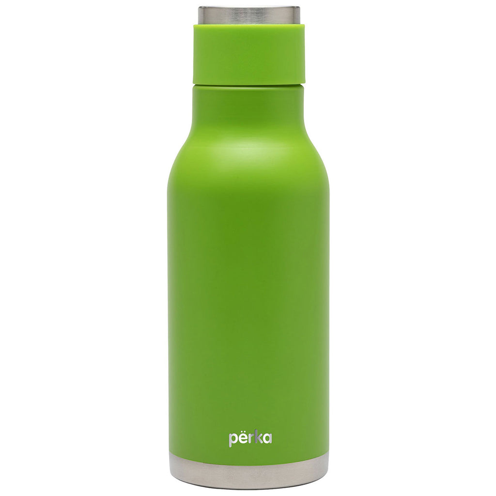 Perka Lime Lynx 18 oz. Double Wall, Stainless Steel Water Bottle
