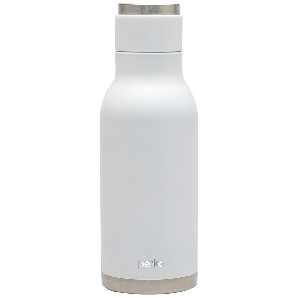 Perka White Lynx 18 oz. Double Wall, Stainless Steel Water Bottle