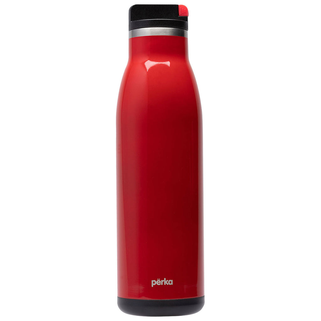 Perka Red Granada 17 oz. Double Wall, Stainless Steel Water Bottle