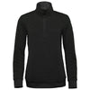 Stormtech Women's Dark Charcoal Heather Montebello Thermal 1/4 Zip Pullover