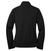 Port Authority Women's Black Pique Fleece Jacket