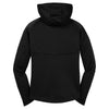 Sport-Tek Women's Black Tech Fleece Full-Zip Hooded Jacket