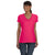 Fruit of the Loom Women's Cyber Pink 5 oz. HD Cotton V-Neck T-Shirt