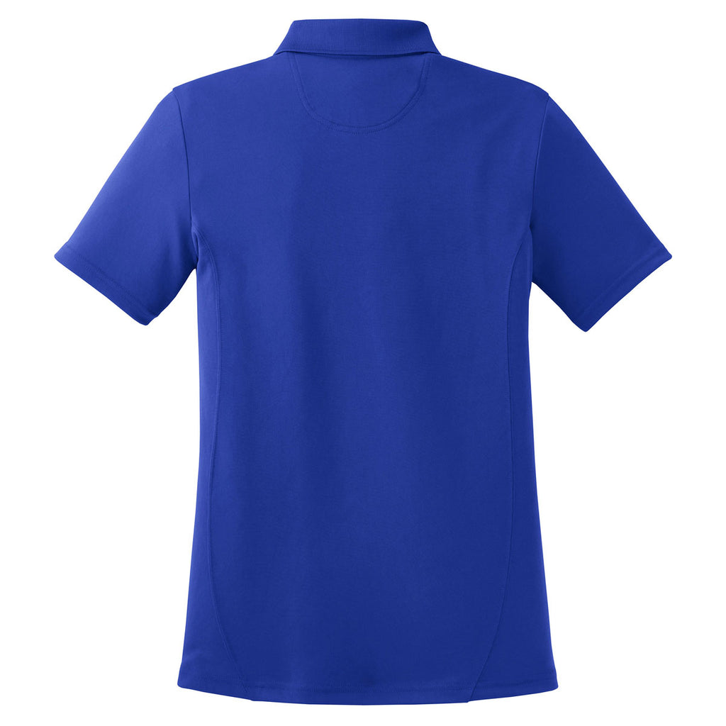 Sport-Tek Women's True Royal Dry Zone Raglan Accent Polo