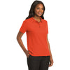 Port Authority Women's Orange Silk Touch Polo
