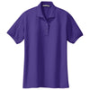 Port Authority Women's Purple Silk Touch Polo