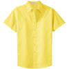 Port Authority Women's Yellow Short Sleeve Easy Care Shirt