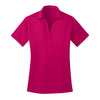 Port Authority Women's Pink Performance Poly Polo