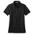 Port Authority Women's Black Stretch Pique Polo