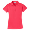 Port Authority Women's Hibiscus Pink Crossover Raglan Polo