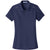 Port Authority Women's True Navy Pinpoint Mesh Zip Polo