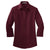 Port Authority Women's Burgundy 3/4-Sleeve Easy Care Shirt