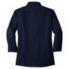 Port Authority Women's Navy 3/4-Sleeve Easy Care Shirt