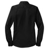 Port Authority Women's Black Long Sleeve Non-Iron Twill Shirt