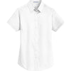 Port Authority Women's White Short Sleeve SuperPro Twill Shirt