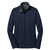 Port Authority Women's True Navy/Iron Grey Vertical Texture Full-Zip Jacket