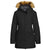 Landway Women's Black Providence Insulated Parka with Faux Fur