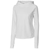 Cutter & Buck Women's White Traverse Sweatshirt Hoodie