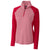 Cutter & Buck Women's Cardinal Red Forge Tonal Stripe Half Zip