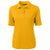 Cutter & Buck Women's College Gold Virtue Eco Pique Recycled Polo