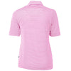 Cutter & Buck Women's Gelato Virtue Eco Pique Stripped Recycled Polo