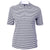 Cutter & Buck Women's Navy Blue Virtue Eco Pique Stripped Recycled Polo