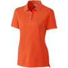 Cutter & Buck Women's Orange Advantage Polo
