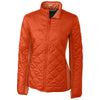 Cutter & Buck Women's College Orange WeatherTec Sandpoint Quilted Jacket