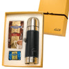 Leeman Black Empire Thermos and Ghirardelli Deluxe Gift Set