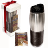 Leeman Brown Empire 16 oz. Tumbler and Ghirardelli Cocoa Gift Set