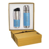 Leeman Light-Blue Tuscany Thermos and Tumbler Gift Set
