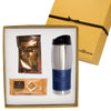 Leeman Navy Blue Tuscany Tumbler and Godiva Deluxe Gift Set