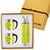 Leeman Lime-Green Tuscany Thermos and Coffee Cups Gift Set