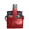 Leeman Red Tuscany Thermos, Cups, and Ghirardelli Cocoa Set