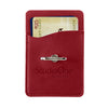 Leeman Red Tuscany Card Holder with Metal Ring Phone Stand