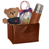 Leeman Tan Tuscany Thermos, Bear and Hot Cocoa Set