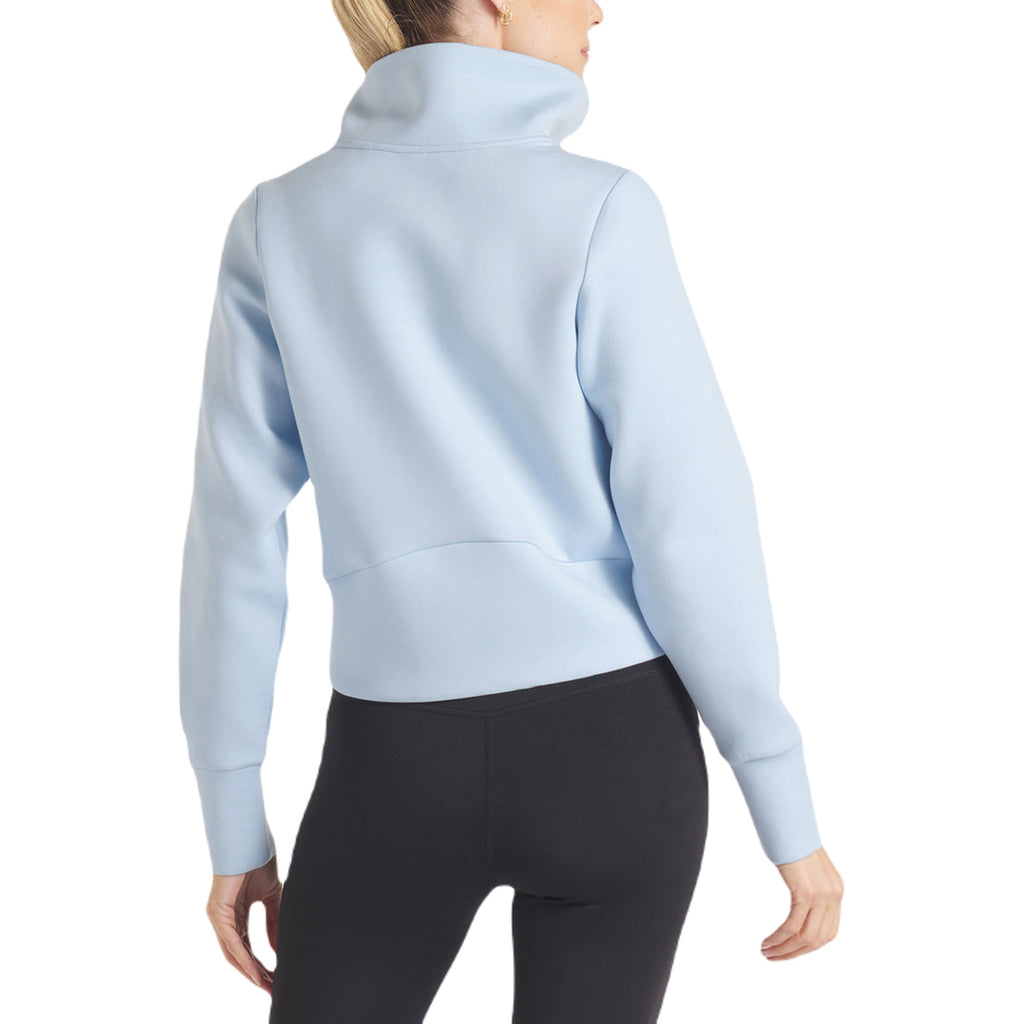 UNRL Women's Sky Blue LuxBreak Half-Zip Pullover