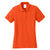 Port & Company Women's Orange Core Blend Pique Polo