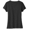 Port & Company Women's Black Heather Tri-Blend V-Neck Tee